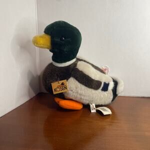 Kosen Kösen Germany Male Mallard Duck Plush Stuffed Animal Toy Doll Green Head